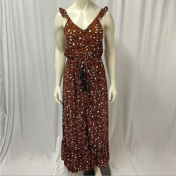 Black Tape Leopard Print Maxi Dress - Picture 6 of 6